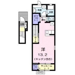 エクラ２２の物件間取画像